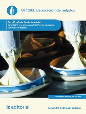 cover image of Elaboración de helados. INAE0209